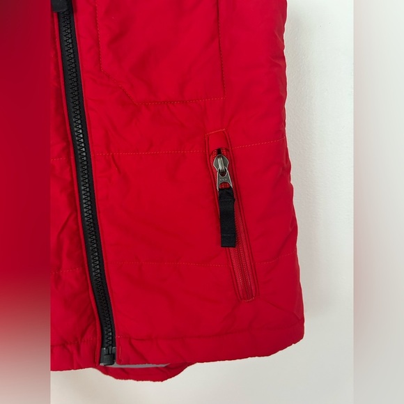 The North Face Boys Zip Front Vest Size XXS Red Black - Picture 9 of 9